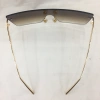 New trendy Korean-style UV protection sunglasses for ladies, fashionable round face eye protection glasses details Picture